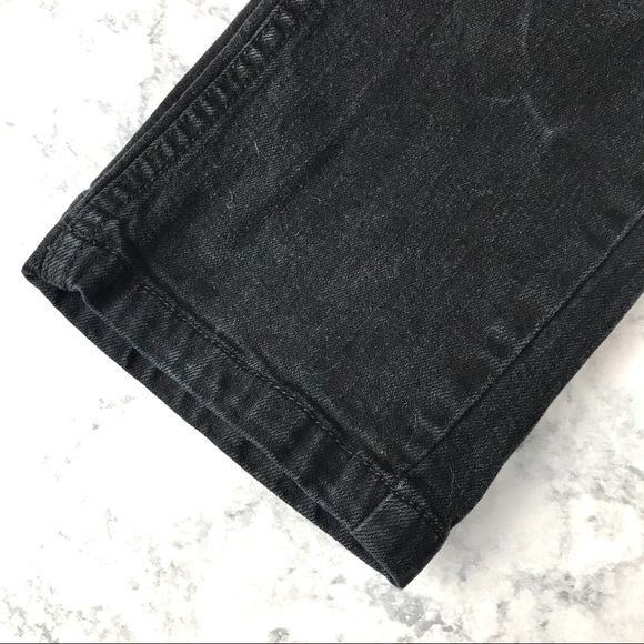 Lane Bryant Black Straight Leg Zipper Pocket Jeans - Picture 7 of 8